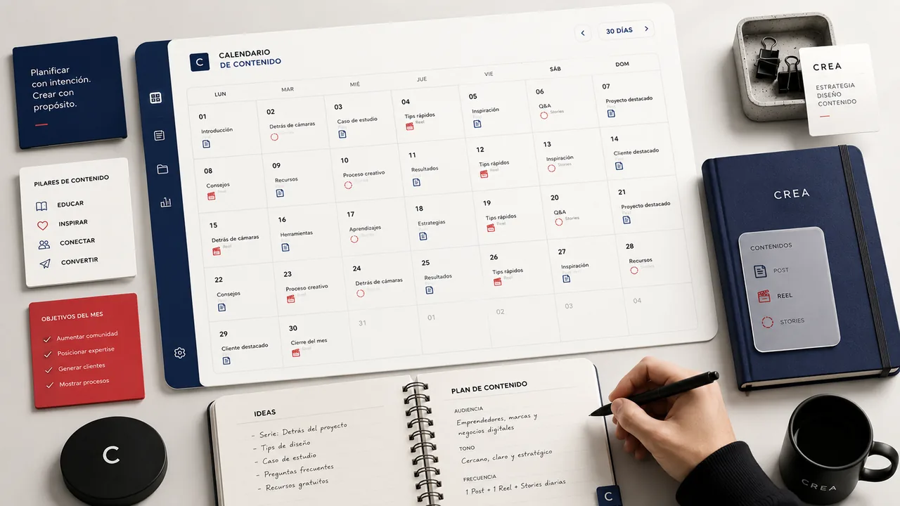Calendario de contenido · 30 días