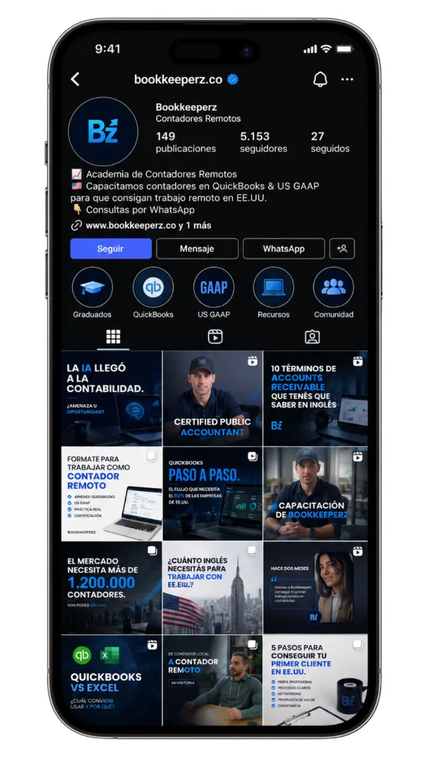 Feed diseñado por CREA
